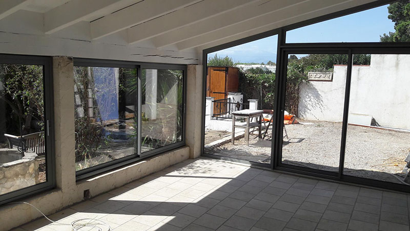Menuiseries extérieures en aluminium à Thuir